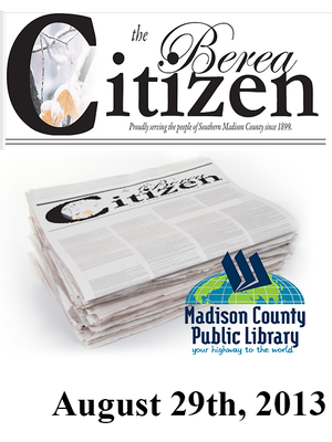 cover image of The Berea Citizen 2013 08/29